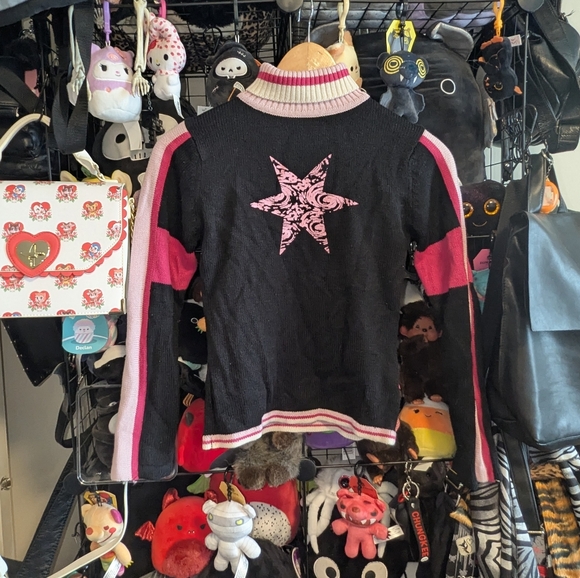 Kayci Sweaters - Y2K Star Turtle Neck Sweater